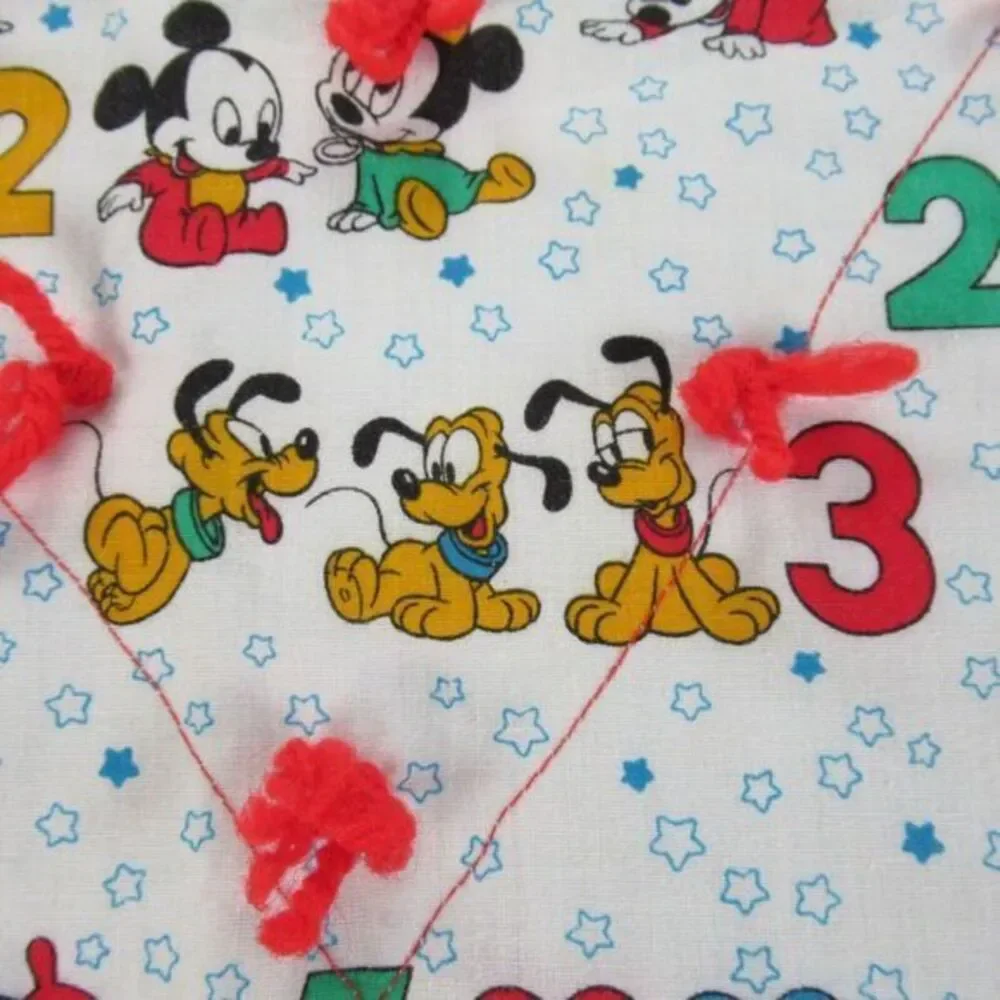 Disney Diaper Changing Pad‎ White All Over Print Disney Characters 26x20 in